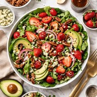 Strawberry Bleu Cheese Salad