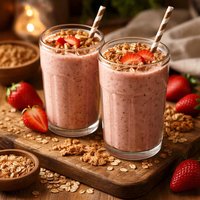 Strawberry Bran Smoothie