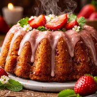 Strawberry Bundt Cake