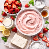 Strawberry Cream Cake Filling