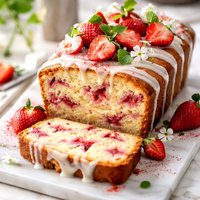 Strawberry Cream Cheese Pound Cake