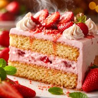 Strawberry Creme Cake