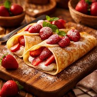 Strawberry Crepes