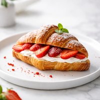 Strawberry Croissant