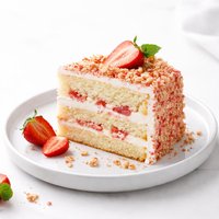 Strawberry Crunch Cake