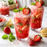 Strawberry Crush Cooler