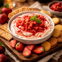 Strawberry Grand Marnier Cheesecake Dip