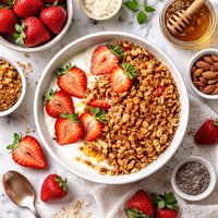 Strawberry Granola Crunch Clean Eating