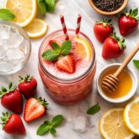 Strawberry Iced Tea Smoothie