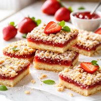 Strawberry Jam Squares