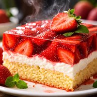 Strawberry Jell O Cake
