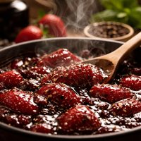 Strawberry Preserves with Black Pepper and Balsamic Vinegar