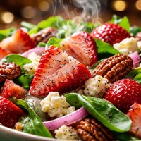 Strawberry Salad W Poppy Seed Dressing