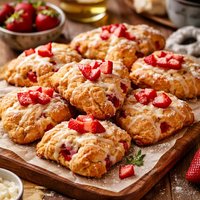 Strawberry Shortcake Scones