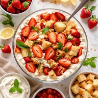 Strawberry Shortcake Trifle