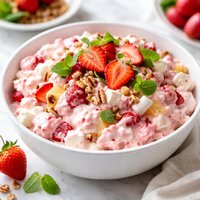 Strawberry Sour Cream Salad