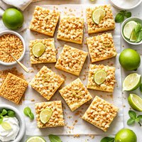 Streusel Topped Key Lime Squares