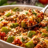Stuffed Green Pepper Casserole