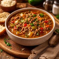 Stuffed Green Pepper Soup