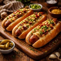 Stuffed Hot Dogs