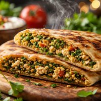 Stuffed Paneer Flatbread