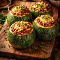 Stuffed Zucchini Zapallitos Rellenos