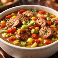 Succotash Sausage Soup
