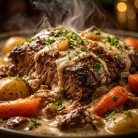 Succulent Sour Cream Pot Roast
