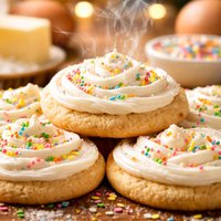 Sugar Cookies with Buttery Icing
