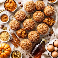 Sugar Crunch Pumpkin Muffins