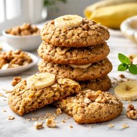 Sugar Free Banana Soft Cookies