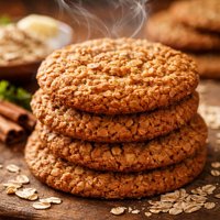 Sugar Free Crispy Oatmeal Cookies