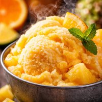 Sugar Free Orange Pineapple Sherbet