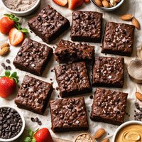 Sugar Free Protein Brownies