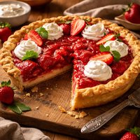 Sugar Free Strawberry Pie Not Made with Jello