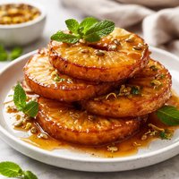 Sugar Glazed Pineapple Dessert