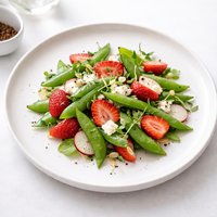 Sugar Snap Pea and Strawberry Salad