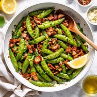 Sugar Snap Peas with Bacon
