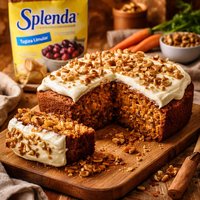 Sugarless Carrot Cake Splenda Granular