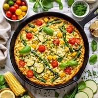 Summer Frittata with Fresh Herbs