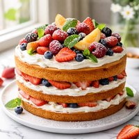 Summer Fruit Cake