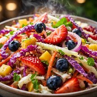 Summer Fruit Coleslaw