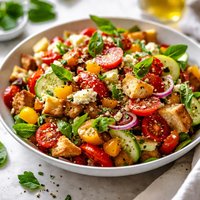 Summer Garden Bread Salad