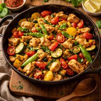 Summer Garden Chicken Stir Fry