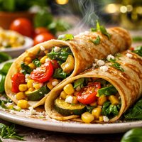 Summer Harvest Dinner Crepes