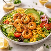 Summer Honey Mustard Shrimp Salad