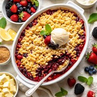Summer Memories Jumbleberry Crumble with Shortbread Topping