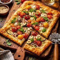 Summer Phyllo Pizza