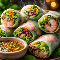 Summer Rolls W Vietnamese Dipping Sauce