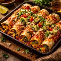 Summer Squash Enchiladas